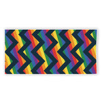 LGBT Pride Rainbow Chevron Pattern Print Beach Towel