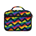 LGBT Pride Rainbow Chevron Pattern Print Briefcase Bible Bag