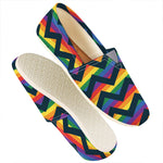 LGBT Pride Rainbow Chevron Pattern Print Casual Shoes