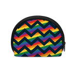 LGBT Pride Rainbow Chevron Pattern Print Coin Purse