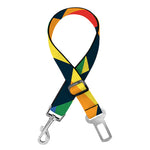 LGBT Pride Rainbow Chevron Pattern Print Dog Seat Belt