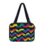 LGBT Pride Rainbow Chevron Pattern Print Double Strap Bible Bag