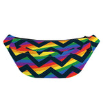 LGBT Pride Rainbow Chevron Pattern Print Fanny Pack
