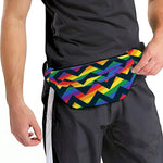 LGBT Pride Rainbow Chevron Pattern Print Fanny Pack