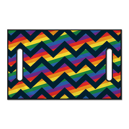 LGBT Pride Rainbow Chevron Pattern Print Golf Cart Seat Cover