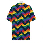 LGBT Pride Rainbow Chevron Pattern Print Hawaiian Shirt