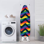 LGBT Pride Rainbow Chevron Pattern Print Ironing Board Cover