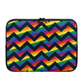 LGBT Pride Rainbow Chevron Pattern Print Laptop Sleeve