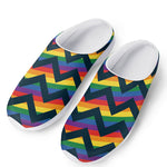LGBT Pride Rainbow Chevron Pattern Print Mesh Casual Shoes