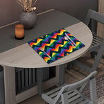 LGBT Pride Rainbow Chevron Pattern Print Placemat