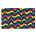 LGBT Pride Rainbow Chevron Pattern Print Polyester Doormat