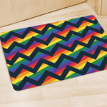 LGBT Pride Rainbow Chevron Pattern Print Polyester Doormat