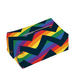 LGBT Pride Rainbow Chevron Pattern Print Rectangle Tissue Box Cover