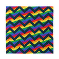 LGBT Pride Rainbow Chevron Pattern Print Silk Bandana