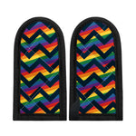 LGBT Pride Rainbow Chevron Pattern Print Skillet Handle Cover