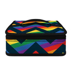LGBT Pride Rainbow Chevron Pattern Print Small Lunch Bag