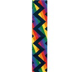 LGBT Pride Rainbow Chevron Pattern Print Table Runner