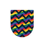 LGBT Pride Rainbow Chevron Pattern Print Toilet Lid Cover