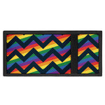 LGBT Pride Rainbow Chevron Pattern Print Trifold Wallet