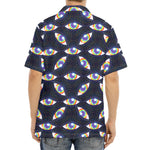 LGBT Pride Rainbow Eyes Pattern Print Aloha Shirt