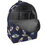 LGBT Pride Rainbow Eyes Pattern Print Backpack