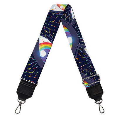 LGBT Pride Rainbow Eyes Pattern Print Bag Strap