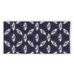 LGBT Pride Rainbow Eyes Pattern Print Beach Towel