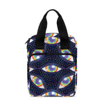 LGBT Pride Rainbow Eyes Pattern Print Bible Tote Bag