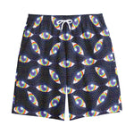 LGBT Pride Rainbow Eyes Pattern Print Cotton Shorts