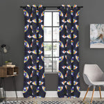 LGBT Pride Rainbow Eyes Pattern Print Curtain