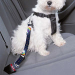 LGBT Pride Rainbow Eyes Pattern Print Dog Seat Belt