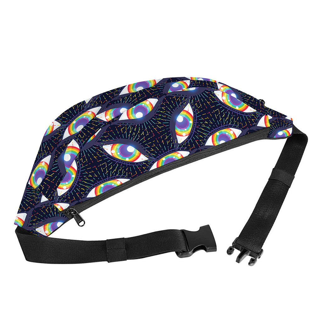 LGBT Pride Rainbow Eyes Pattern Print Fanny Pack