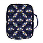 LGBT Pride Rainbow Eyes Pattern Print Front Pocket Bible Bag