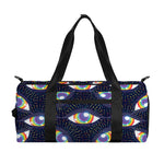 LGBT Pride Rainbow Eyes Pattern Print Gym Bag