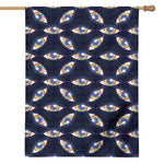 LGBT Pride Rainbow Eyes Pattern Print House Flag