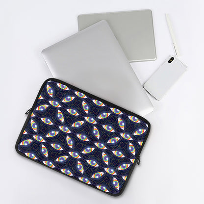 LGBT Pride Rainbow Eyes Pattern Print Laptop Sleeve