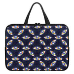 LGBT Pride Rainbow Eyes Pattern Print Laptop Sleeve With Handle