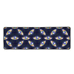 LGBT Pride Rainbow Eyes Pattern Print Long Kitchen Mat