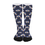 LGBT Pride Rainbow Eyes Pattern Print Long Socks