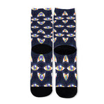 LGBT Pride Rainbow Eyes Pattern Print Long Socks