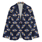 LGBT Pride Rainbow Eyes Pattern Print Men's Blazer