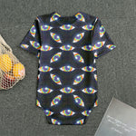 LGBT Pride Rainbow Eyes Pattern Print Men's Bodysuit