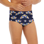 LGBT Pride Rainbow Eyes Pattern Print Men's Briefs