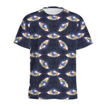 LGBT Pride Rainbow Eyes Pattern Print Men's Sports T-Shirt