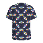 LGBT Pride Rainbow Eyes Pattern Print Men's Sports T-Shirt