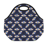 LGBT Pride Rainbow Eyes Pattern Print Neoprene Lunch Bag