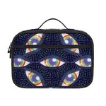 LGBT Pride Rainbow Eyes Pattern Print Portable Lunch Bag