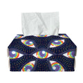 LGBT Pride Rainbow Eyes Pattern Print Rectangle Tissue Box Cover