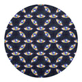LGBT Pride Rainbow Eyes Pattern Print Round Blanket