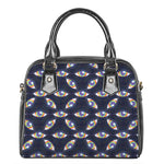 LGBT Pride Rainbow Eyes Pattern Print Shoulder Handbag